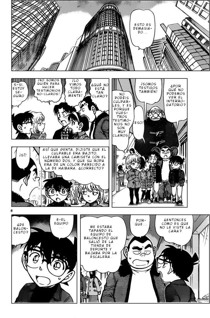 Detective Conan Capitulo 940: Testimonios dispersos página 9