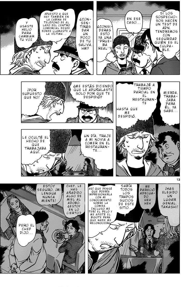 Detective Conan Capitulo 941: La verdad de los testimonios página 14