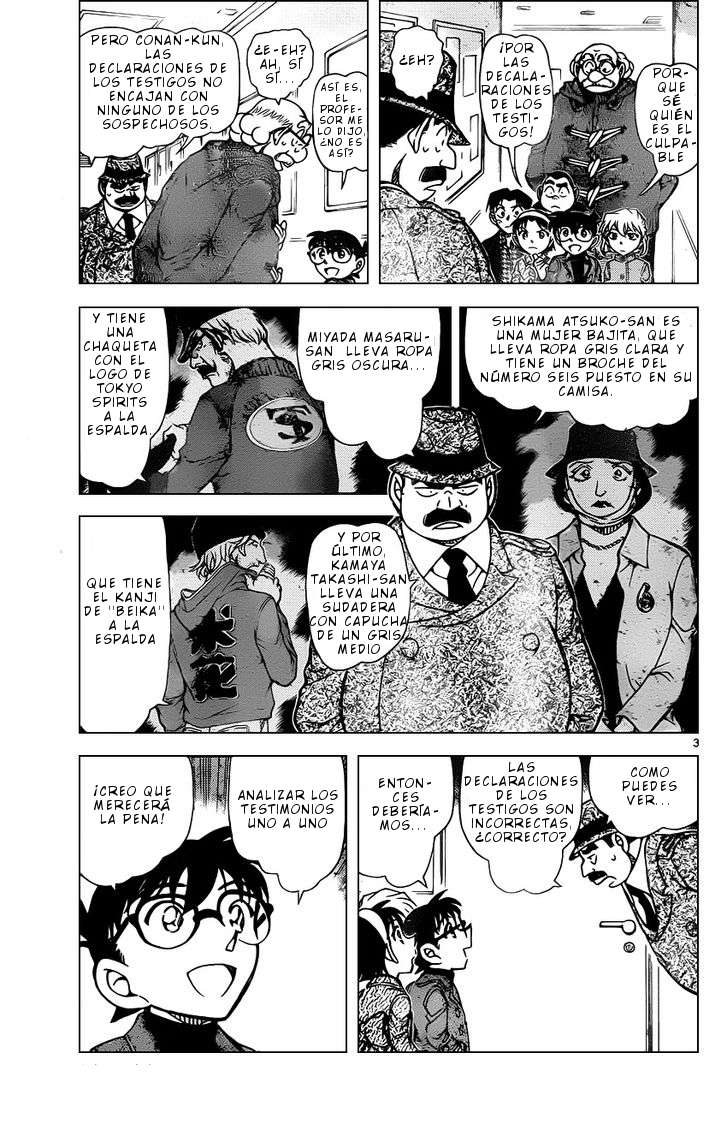 Detective Conan Capitulo 941: La verdad de los testimonios página 4