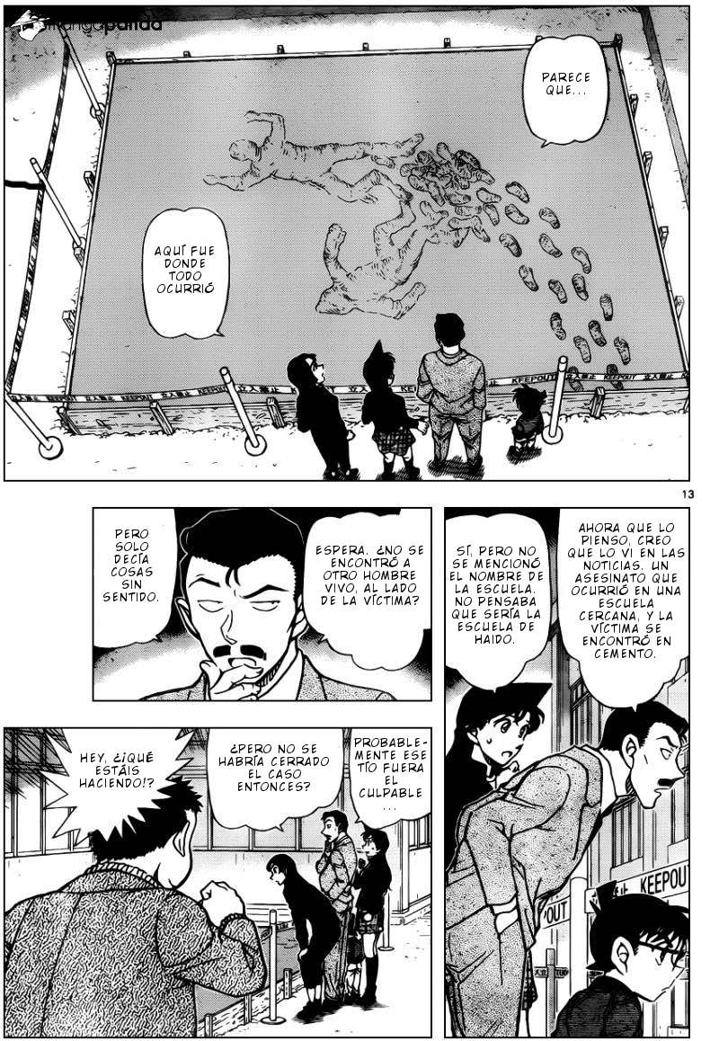Detective Conan Capitulo 942: El difícil caso del detective Chiba página 14
