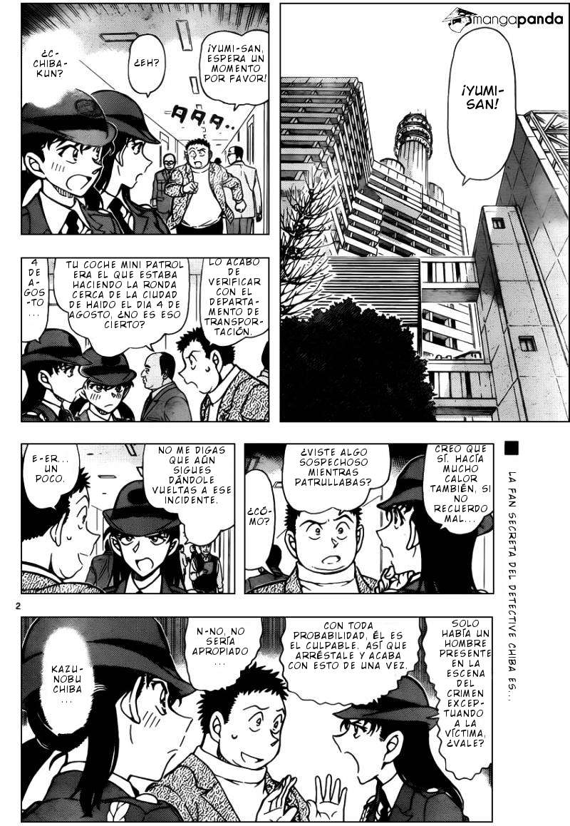 Detective Conan Capitulo 942: El difícil caso del detective Chiba página 3