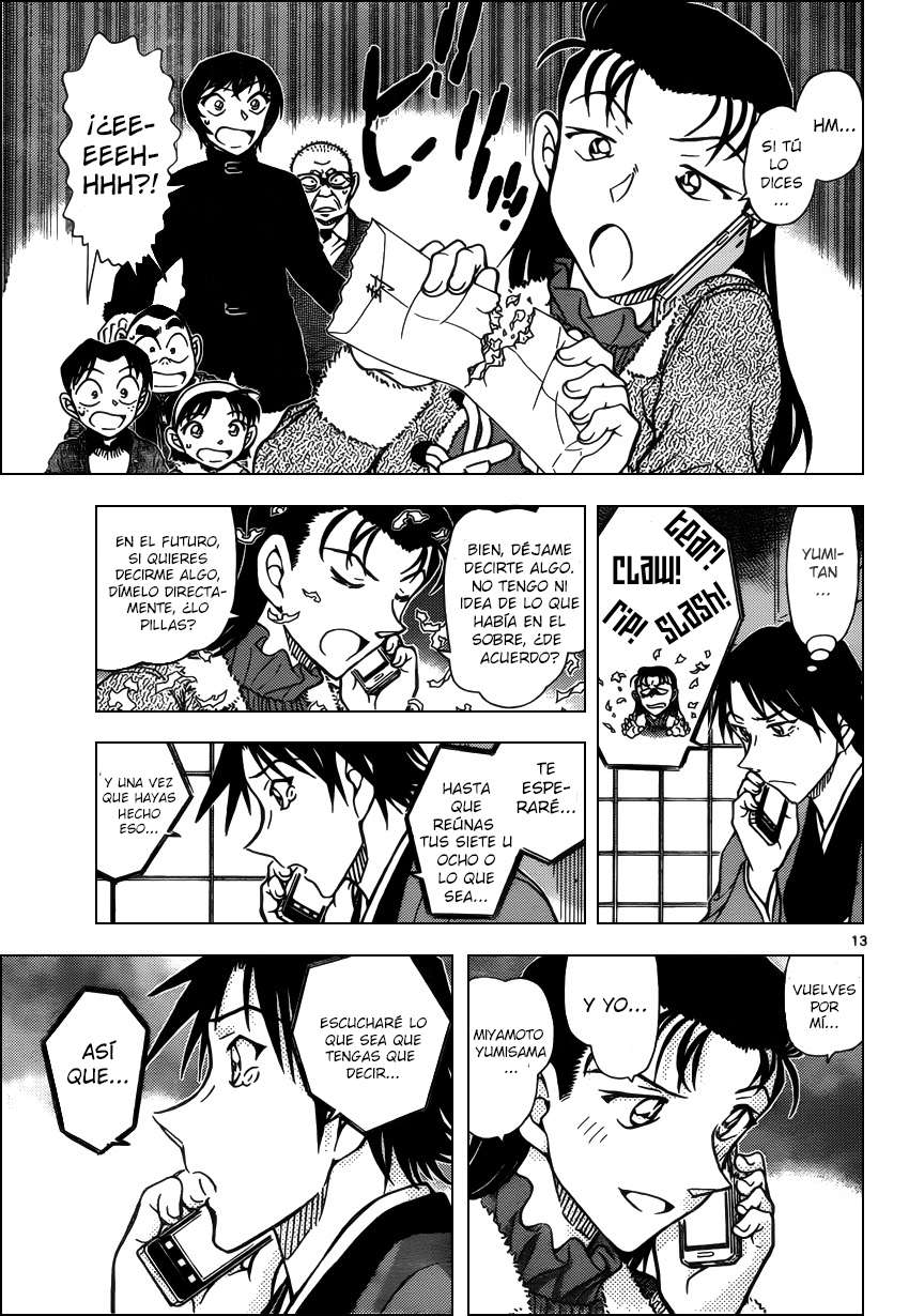 Detective Conan Capitulo 947: Lema favorito página 14