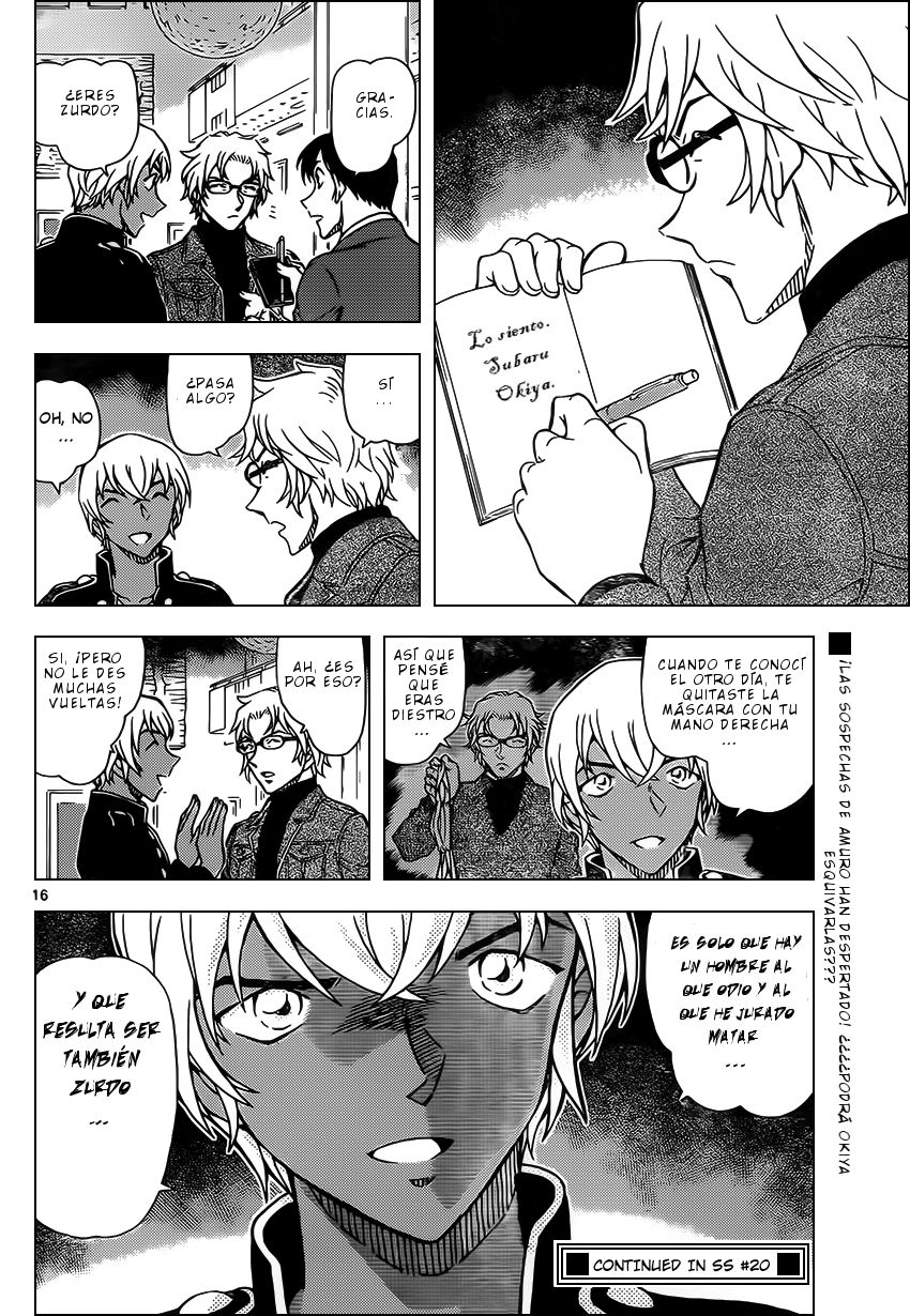 Detective Conan Capitulo 955: El paradero de la traición página 17