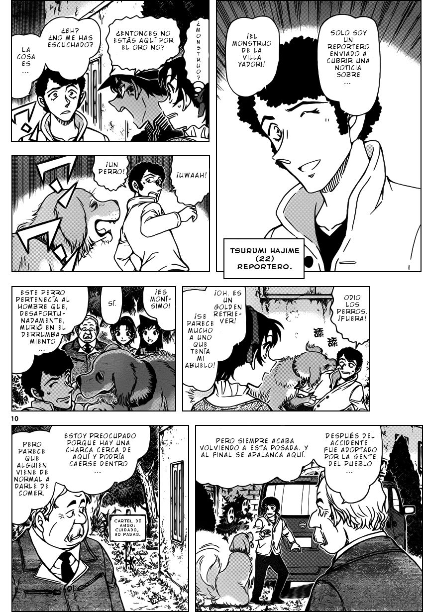 Detective Conan Capitulo 958: La bestia de la villa Yadori página 11