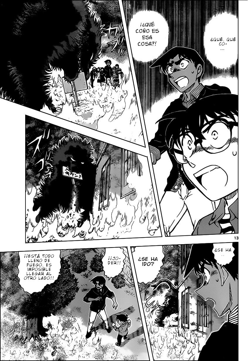 Detective Conan Capitulo 959: La noche del berrido del Nue página 14