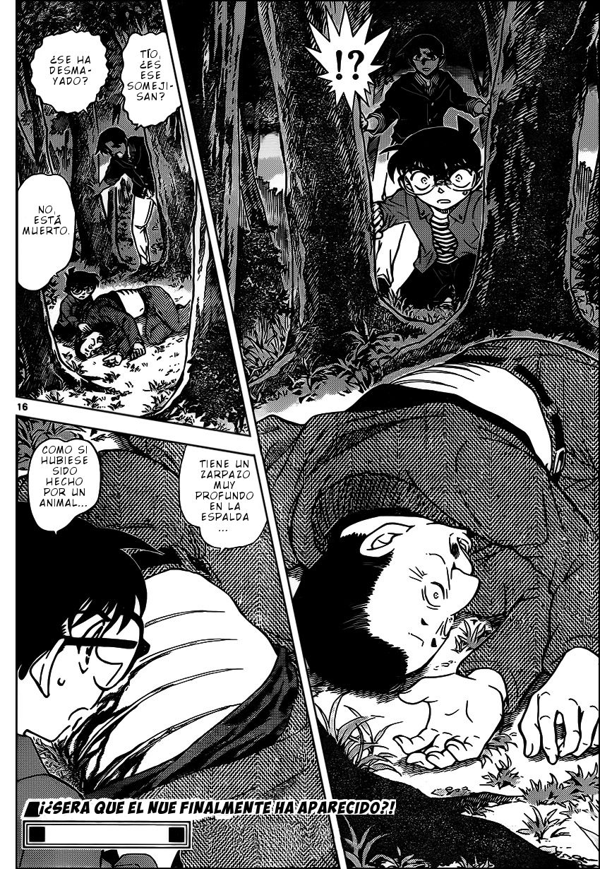 Detective Conan Capitulo 959: La noche del berrido del Nue página 17