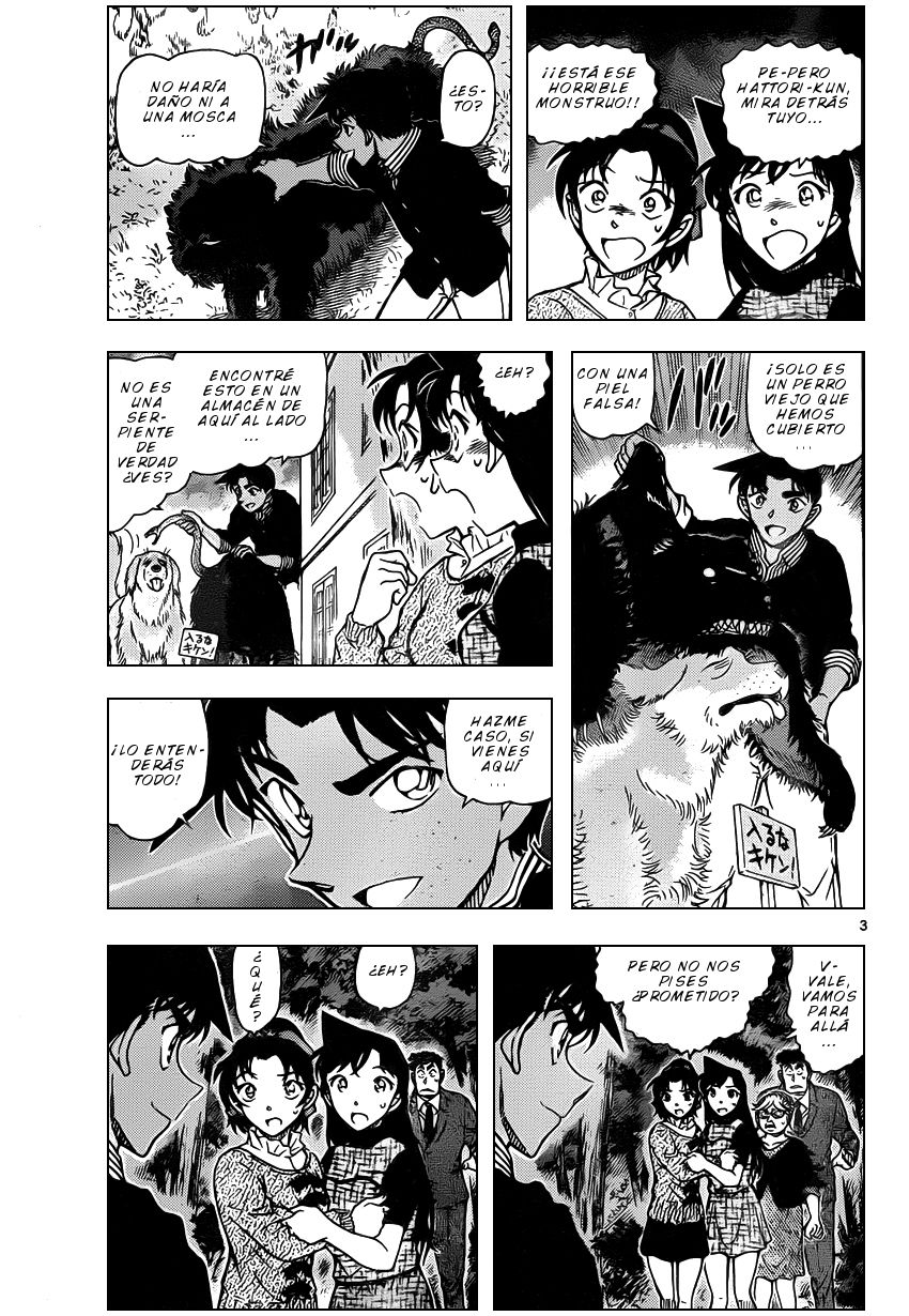 Detective Conan Capitulo 962: La triste leyenda del Nue página 4