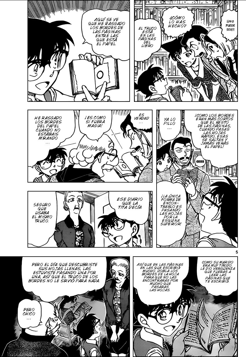 Detective Conan Capitulo 965: Diario página 6
