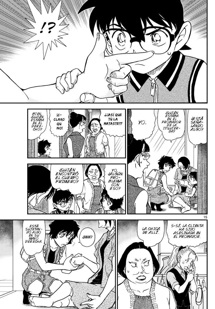 Detective Conan Capitulo 969: Bañadores en los probadores página 16