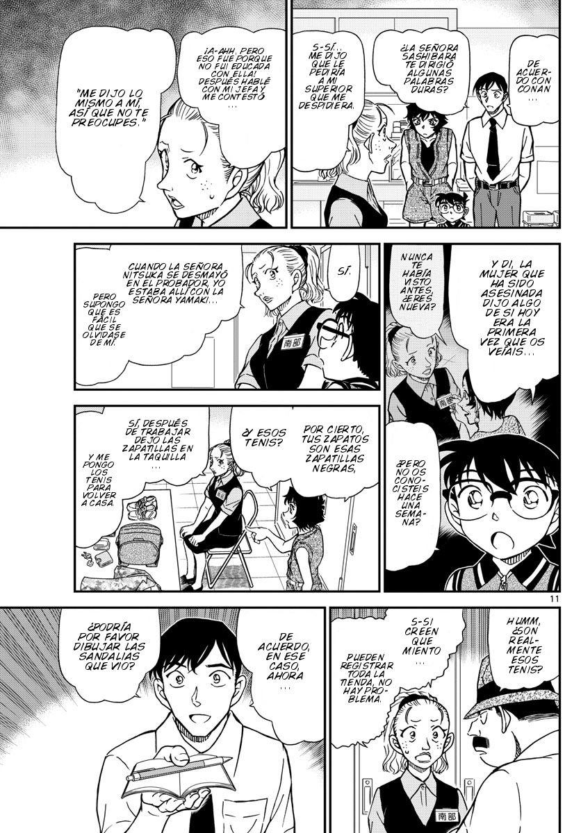 Detective Conan Capitulo 970: El mensaje dejado con los dedos página 12