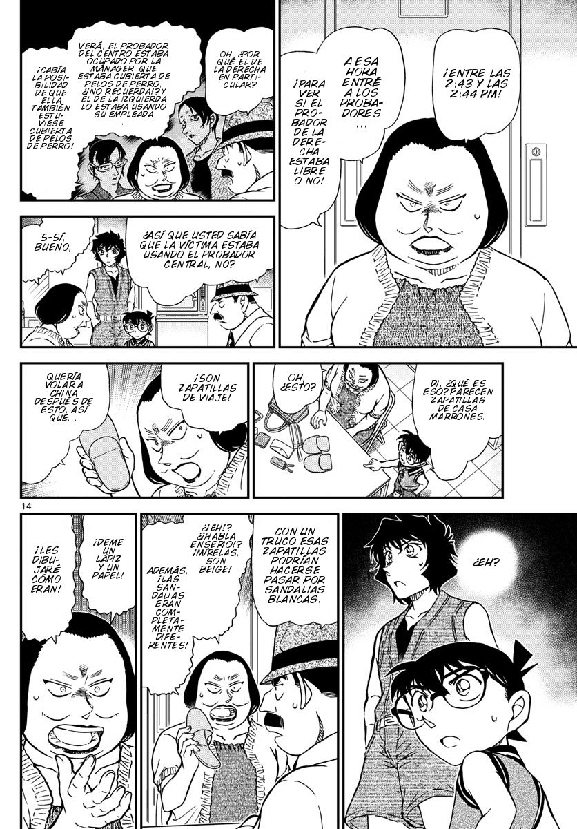Detective Conan Capitulo 970: El mensaje dejado con los dedos página 15