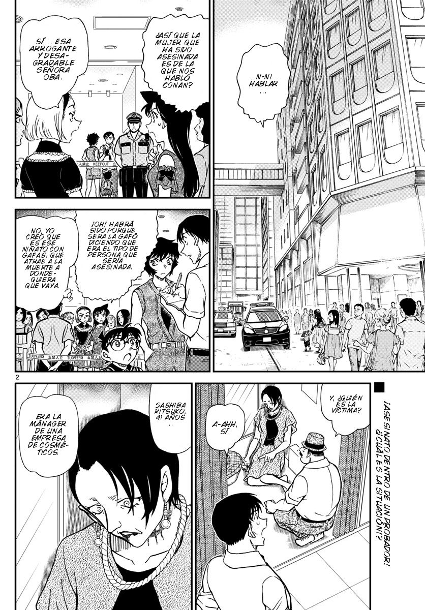 Detective Conan Capitulo 970: El mensaje dejado con los dedos página 3