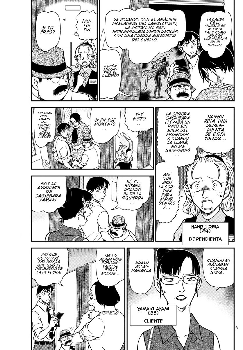 Detective Conan Capitulo 970: El mensaje dejado con los dedos página 4