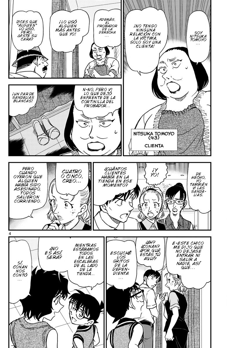 Detective Conan Capitulo 970: El mensaje dejado con los dedos página 5