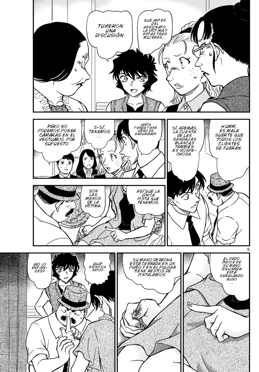 Detective Conan Capitulo 970: El mensaje dejado con los dedos página 6