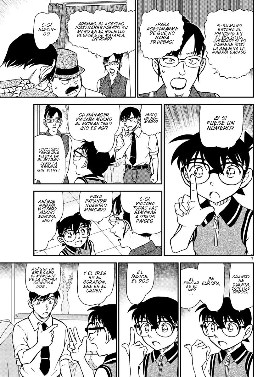 Detective Conan Capitulo 970: El mensaje dejado con los dedos página 8