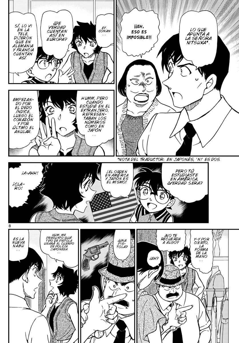 Detective Conan Capitulo 970: El mensaje dejado con los dedos página 9