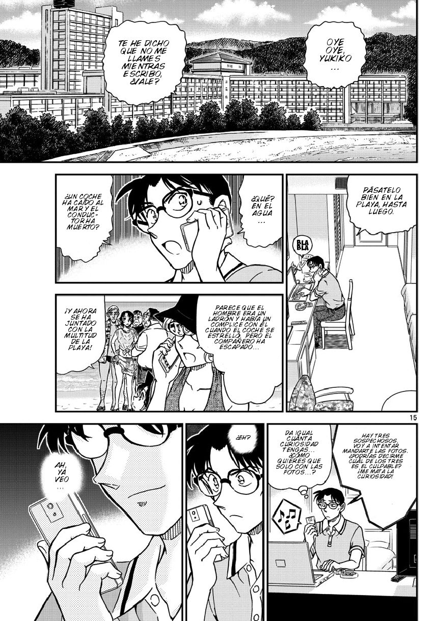 Detective Conan Capitulo 973: Detective entre las olas página 16