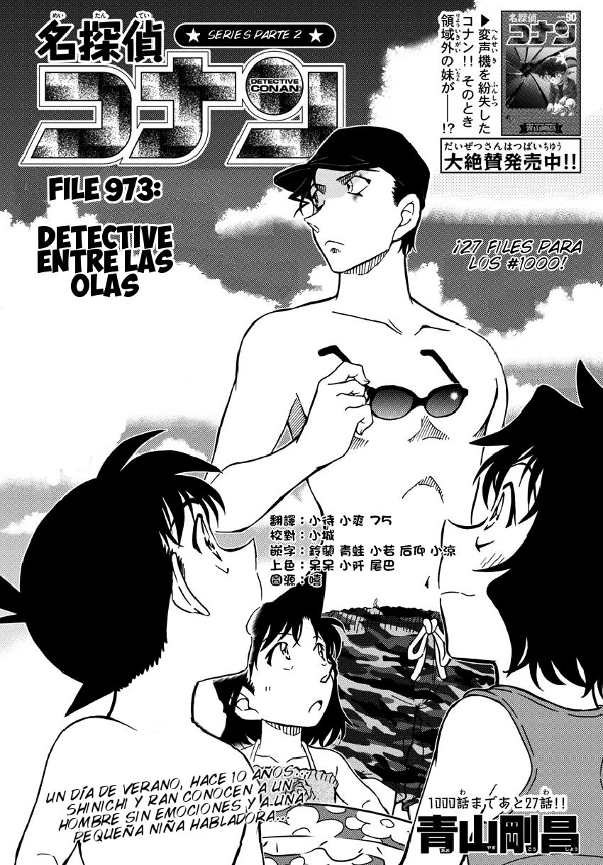 Detective Conan Capitulo 973: Detective entre las olas página 2