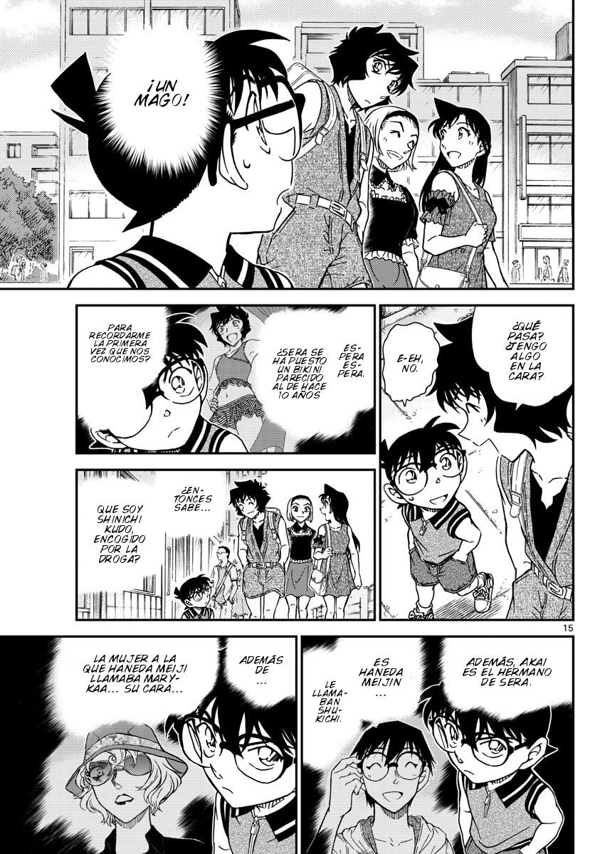 Detective Conan Capitulo 974: Mago entre las olas página 16