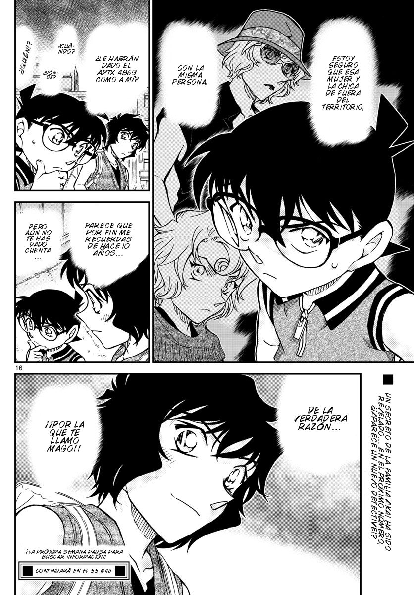 Detective Conan Capitulo 974: Mago entre las olas página 17