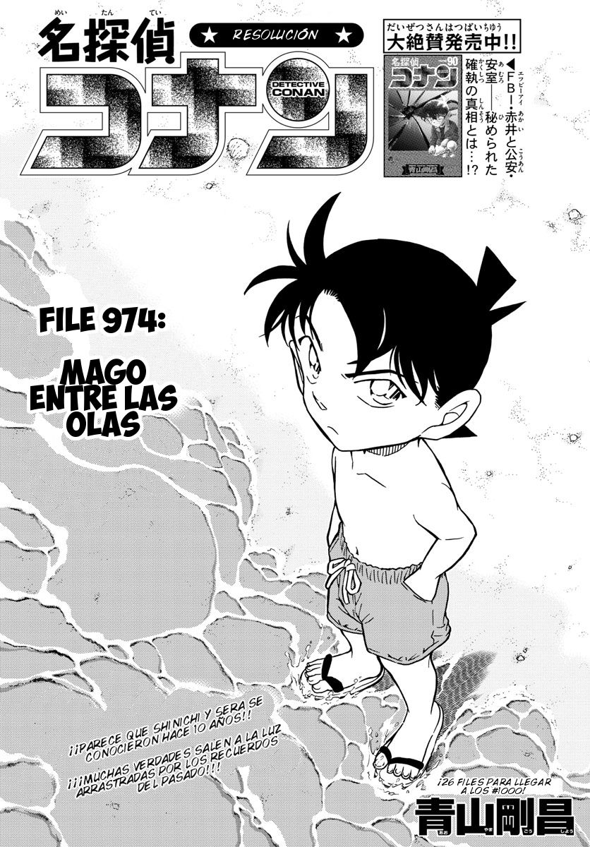 Detective Conan Capitulo 974: Mago entre las olas página 2