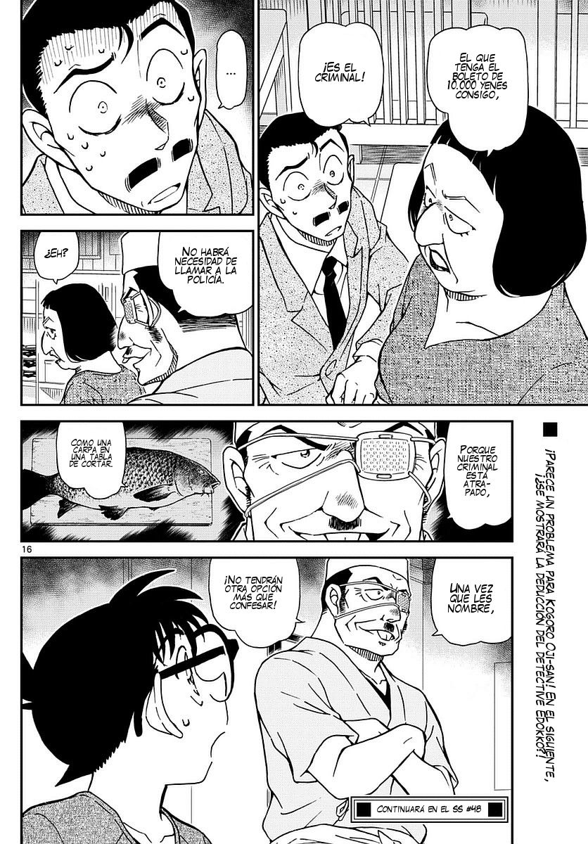 Detective Conan Capitulo 976: El boleto robado de 10.000 yenes página 17