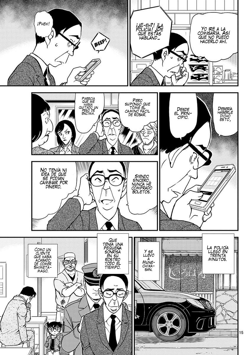 Detective Conan Capitulo 977: El show de deducción al estilo Tokio página 16