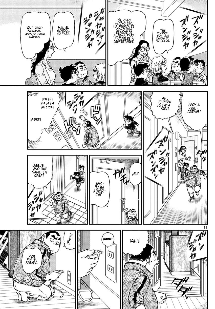 Detective Conan Capitulo 978: La casa de la profesora Wakasa página 14