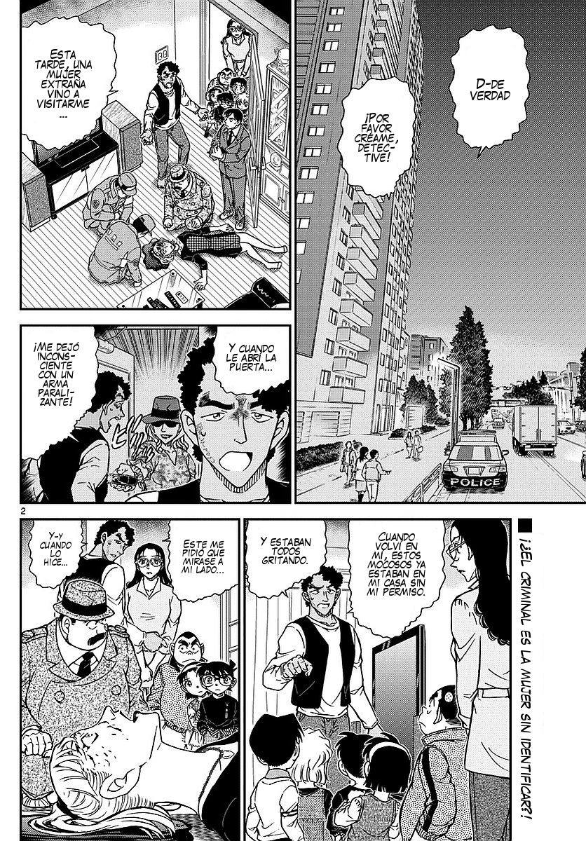 Detective Conan Capitulo 979: La mujer de manos blancas página 3