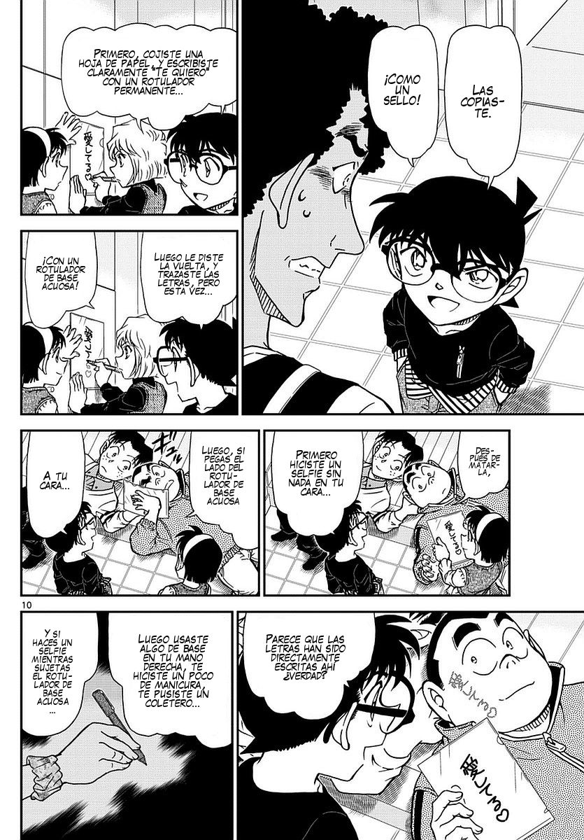Detective Conan Capitulo 980: Sentimientos puramente blancos página 11