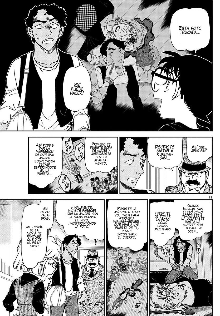 Detective Conan Capitulo 980: Sentimientos puramente blancos página 12