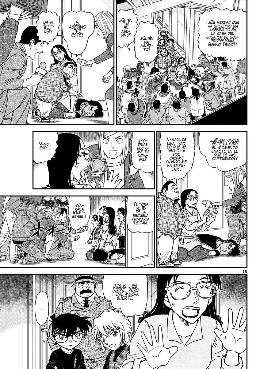 Detective Conan Capitulo 980: Sentimientos puramente blancos página 16