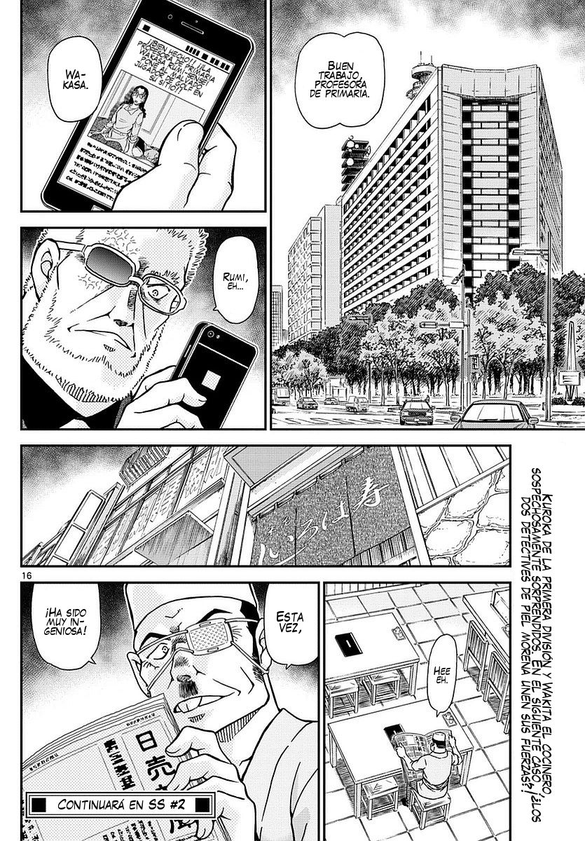 Detective Conan Capitulo 980: Sentimientos puramente blancos página 17