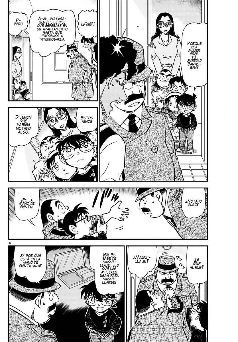 Detective Conan Capitulo 980: Sentimientos puramente blancos página 5