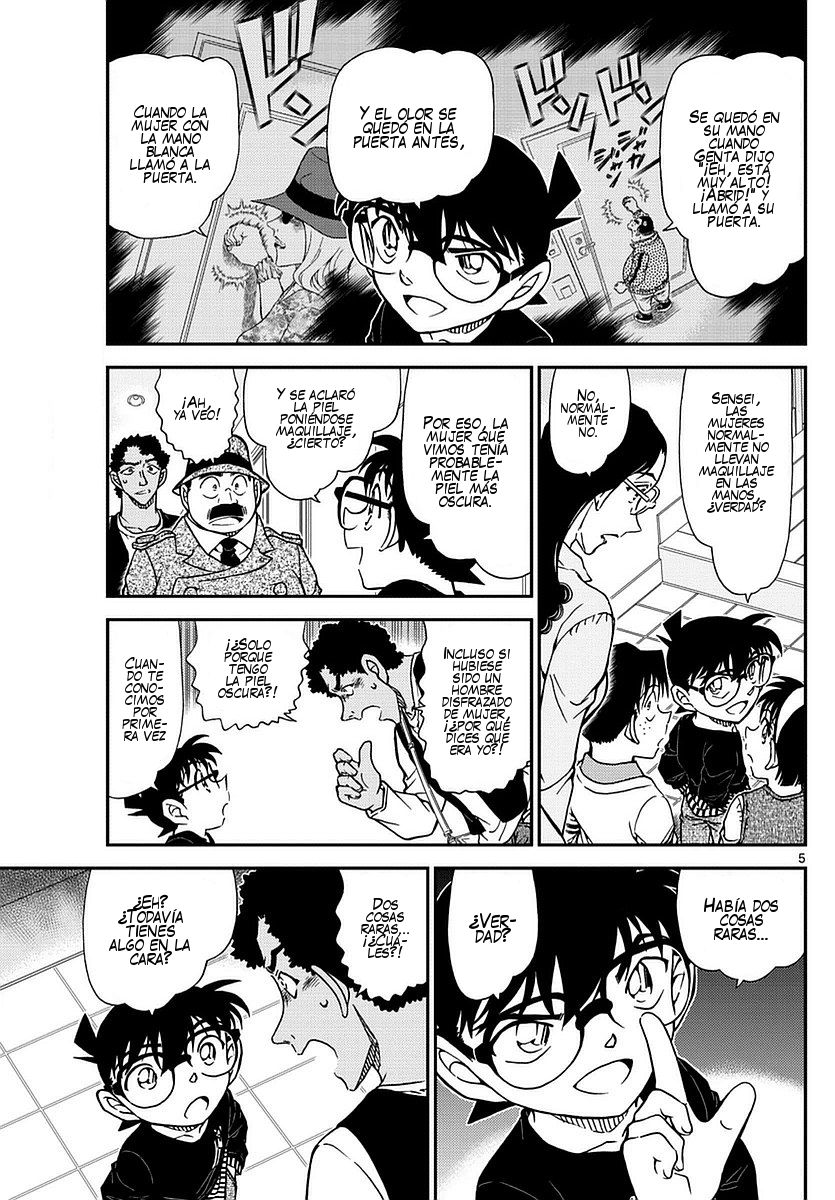 Detective Conan Capitulo 980: Sentimientos puramente blancos página 6
