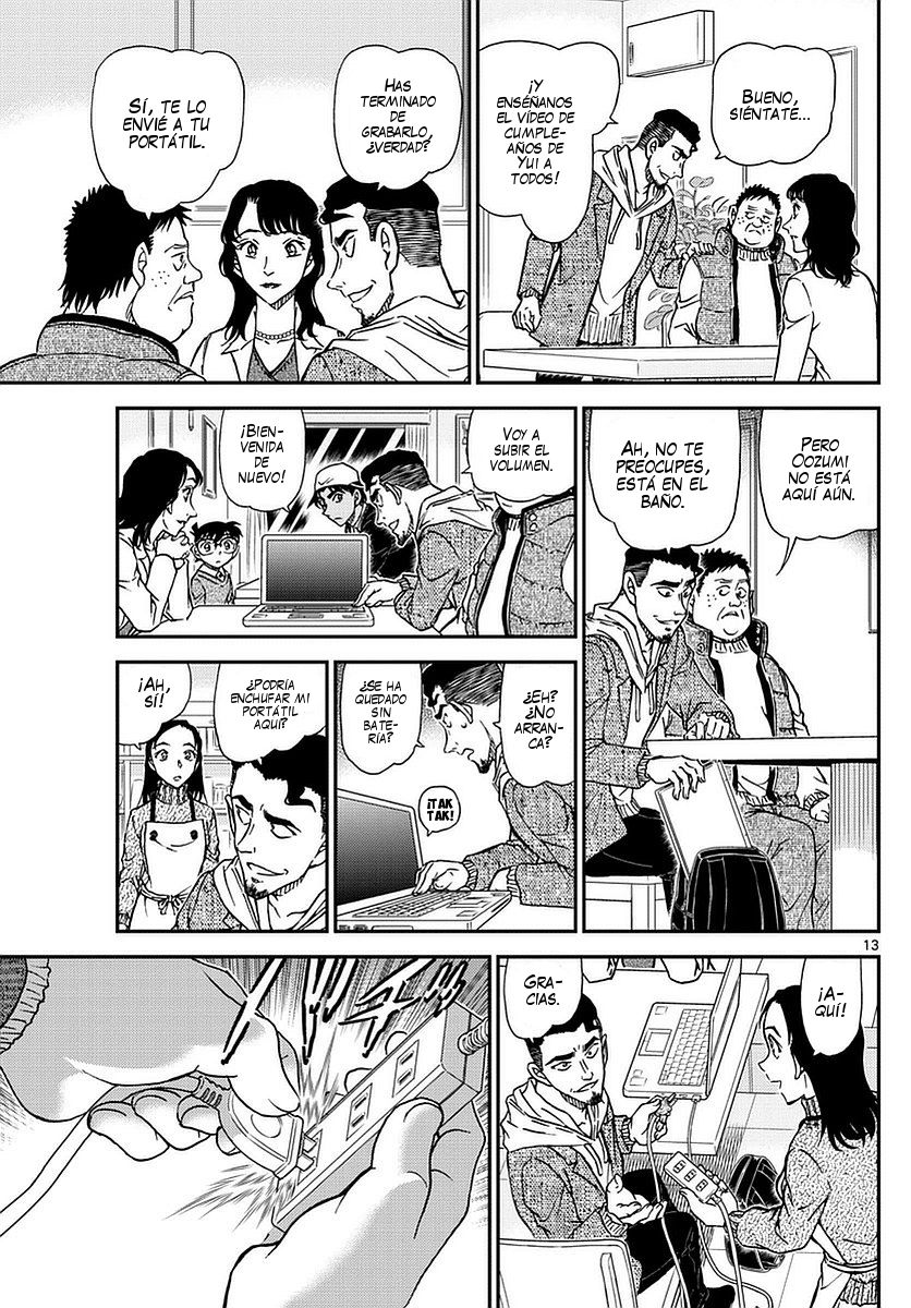 Detective Conan Capitulo 981: Matando el tiempo en el Café Poirot página 14