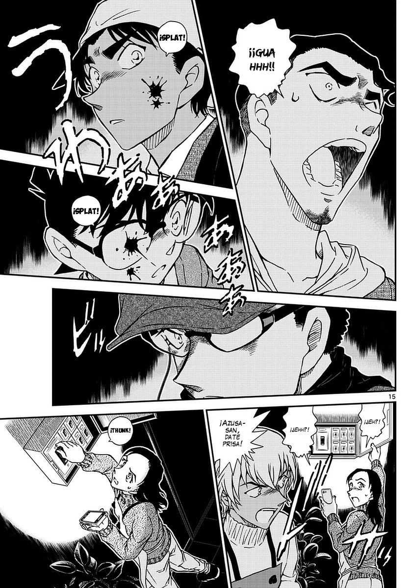 Detective Conan Capitulo 981: Matando el tiempo en el Café Poirot página 16