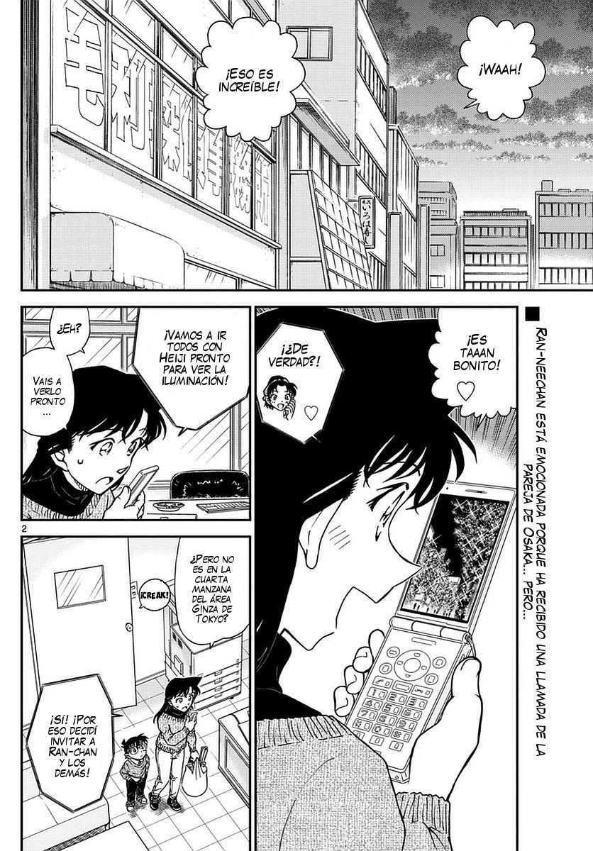 Detective Conan Capitulo 981: Matando el tiempo en el Café Poirot página 3