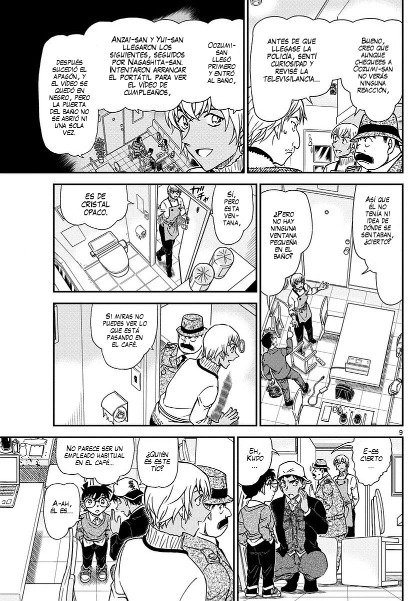 Detective Conan Capitulo 982: Reunión en el Café Poirot página 10