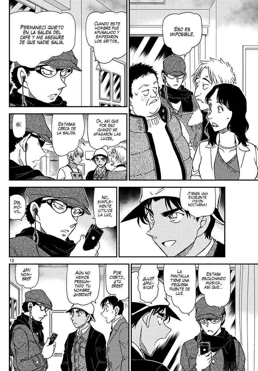Detective Conan Capitulo 982: Reunión en el Café Poirot página 13