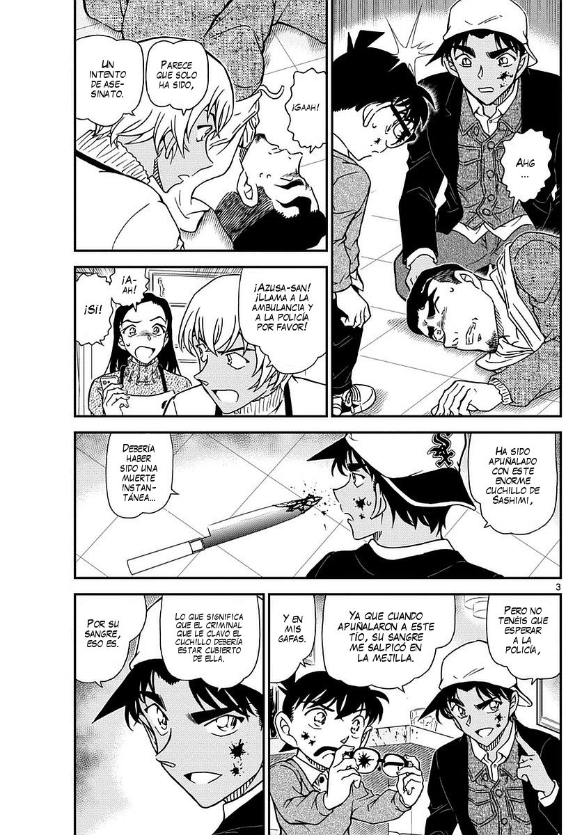 Detective Conan Capitulo 982: Reunión en el Café Poirot página 4