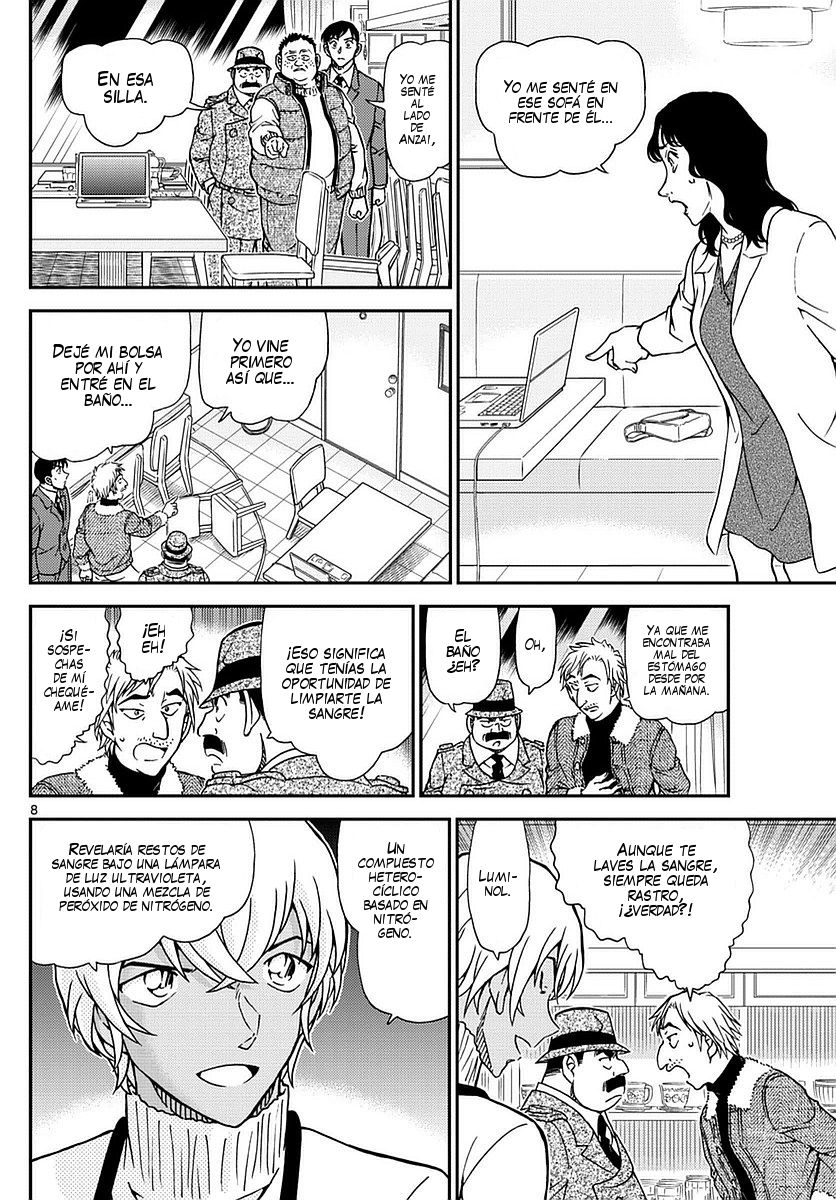 Detective Conan Capitulo 982: Reunión en el Café Poirot página 9