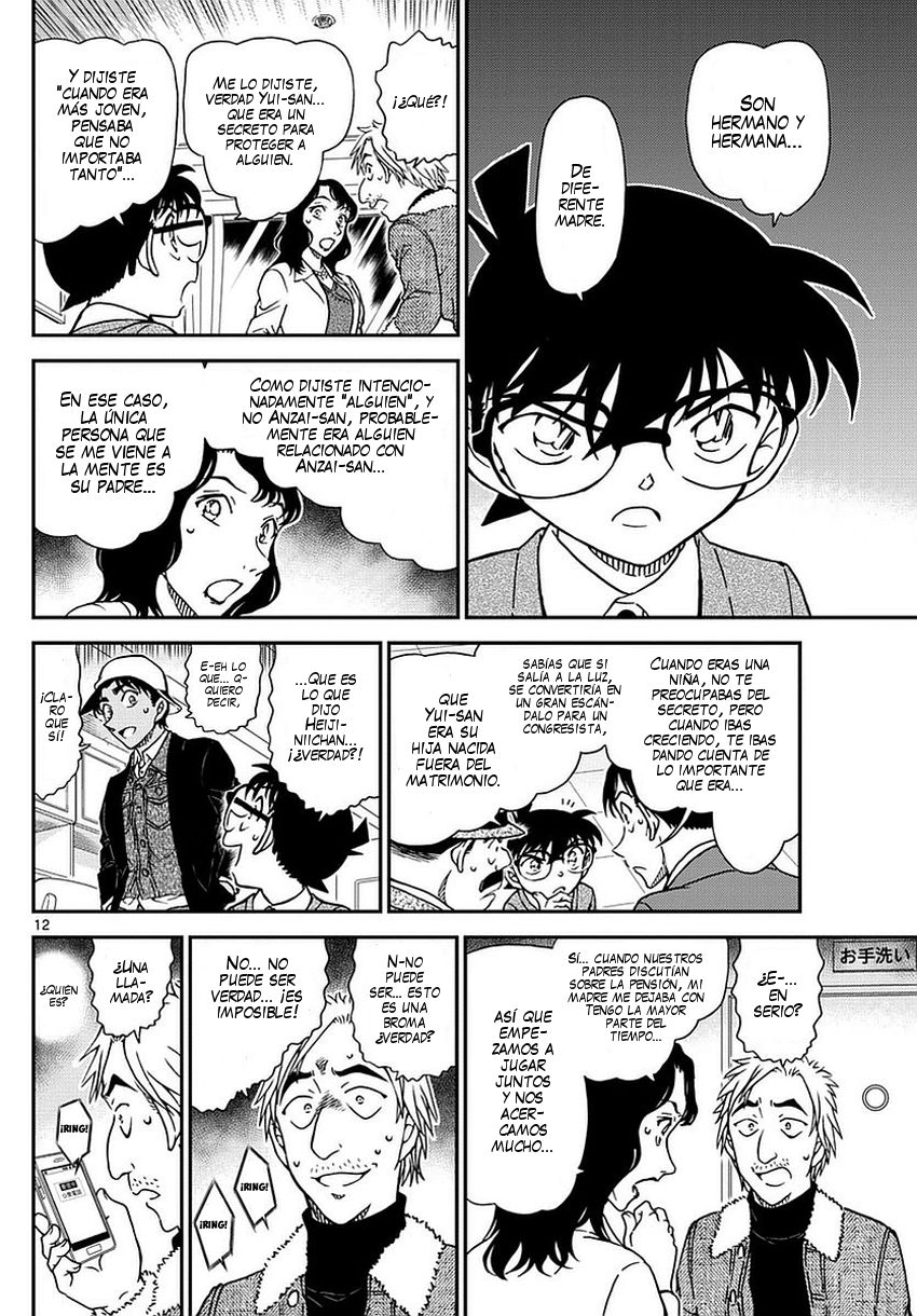 Detective Conan Capitulo 983: Solución del misterio en el Café Poirot página 13