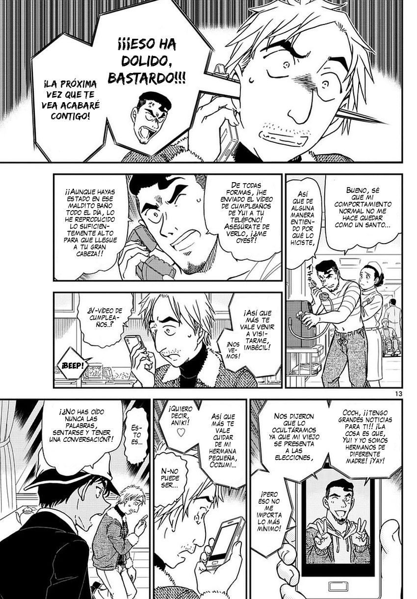 Detective Conan Capitulo 983: Solución del misterio en el Café Poirot página 14