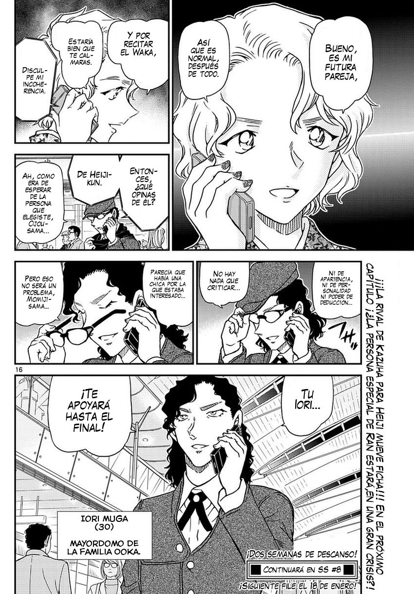Detective Conan Capitulo 983: Solución del misterio en el Café Poirot página 17