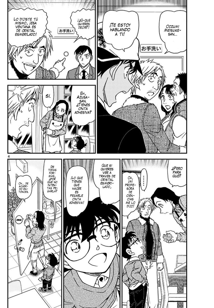 Detective Conan Capitulo 983: Solución del misterio en el Café Poirot página 5