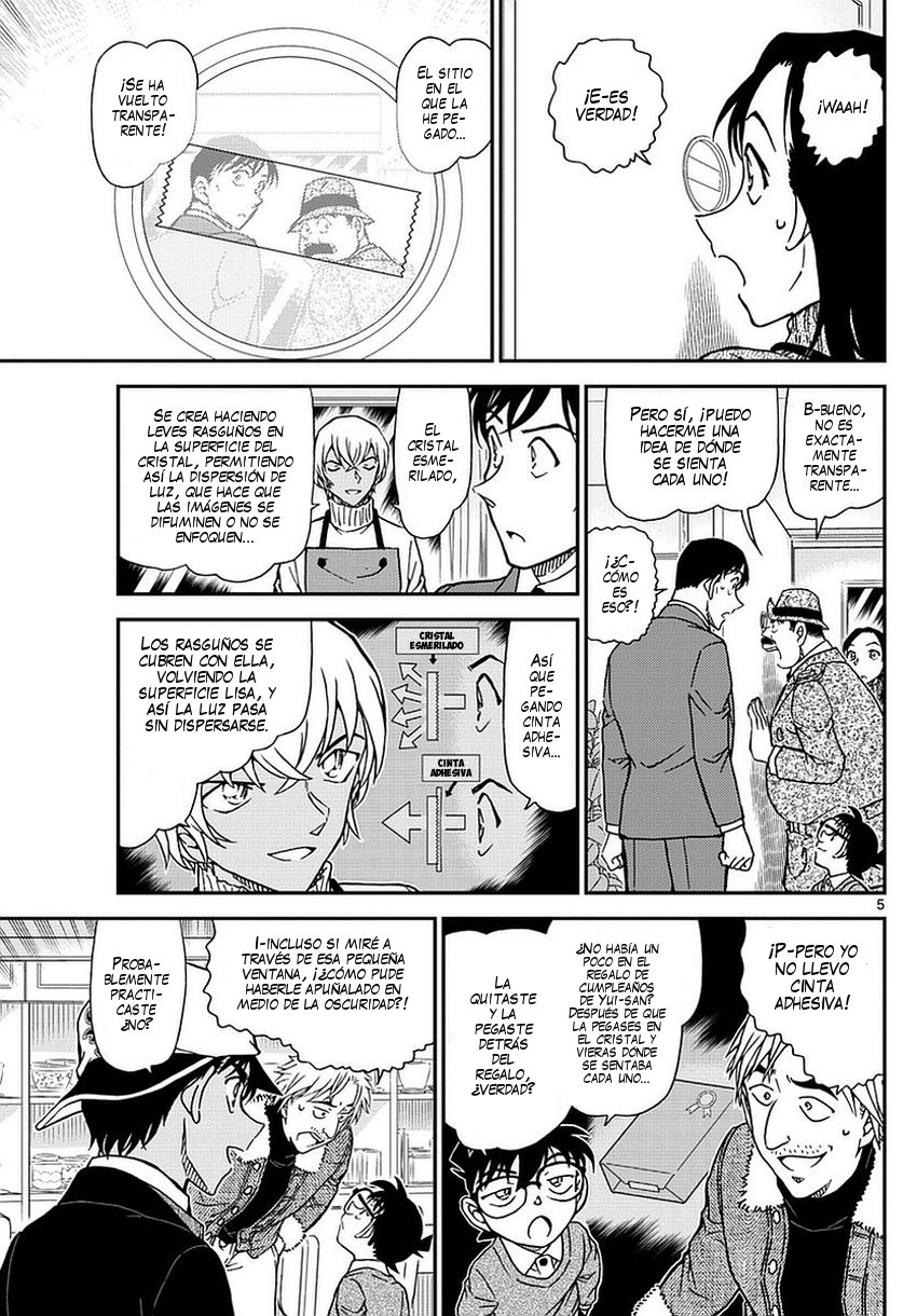 Detective Conan Capitulo 983: Solución del misterio en el Café Poirot página 6