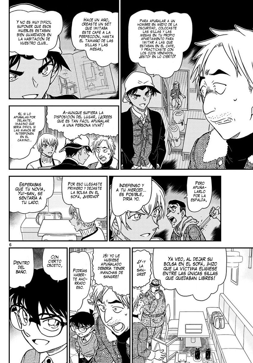 Detective Conan Capitulo 983: Solución del misterio en el Café Poirot página 7