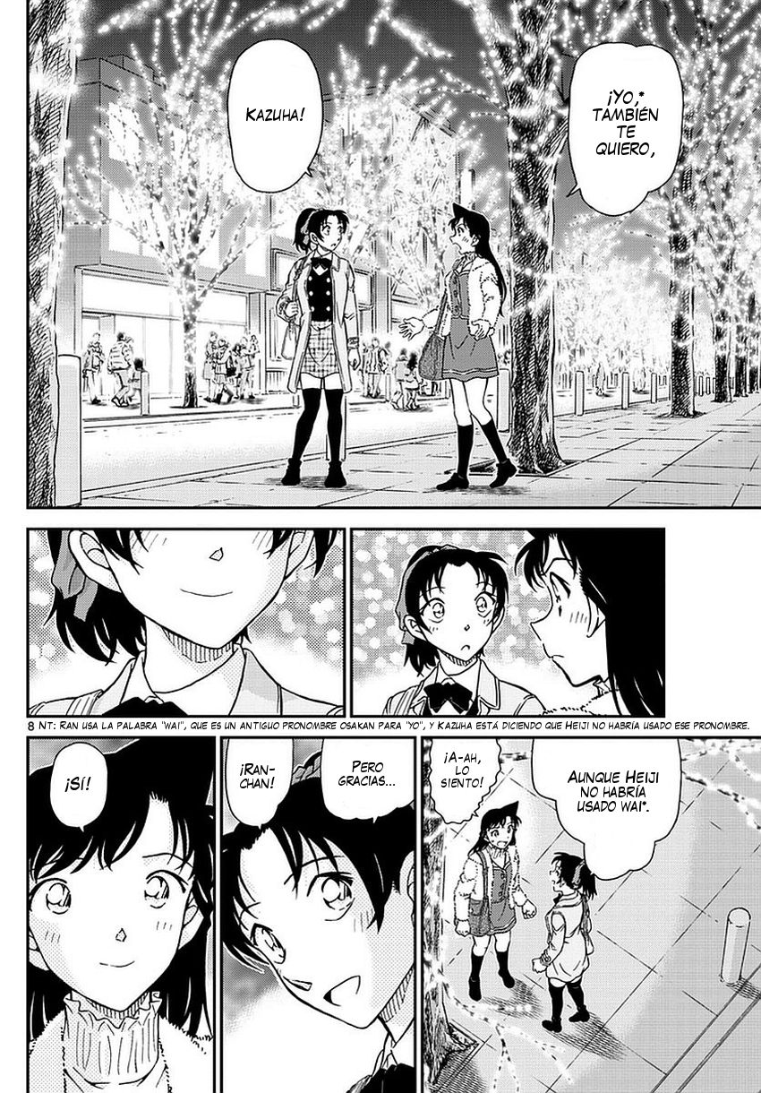 Detective Conan Capitulo 983: Solución del misterio en el Café Poirot página 9